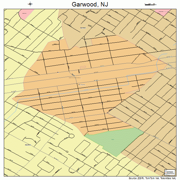 Garwood, NJ street map