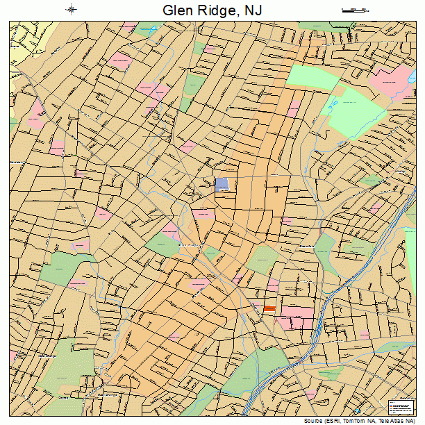 Glen Ridge, NJ street map