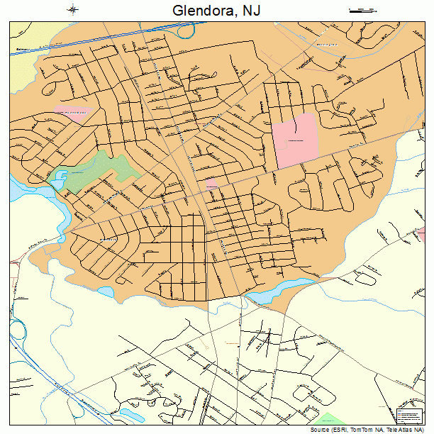 Glendora, NJ street map
