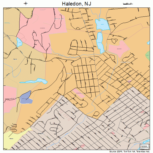 Haledon, NJ street map