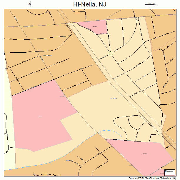 Hi-Nella, NJ street map