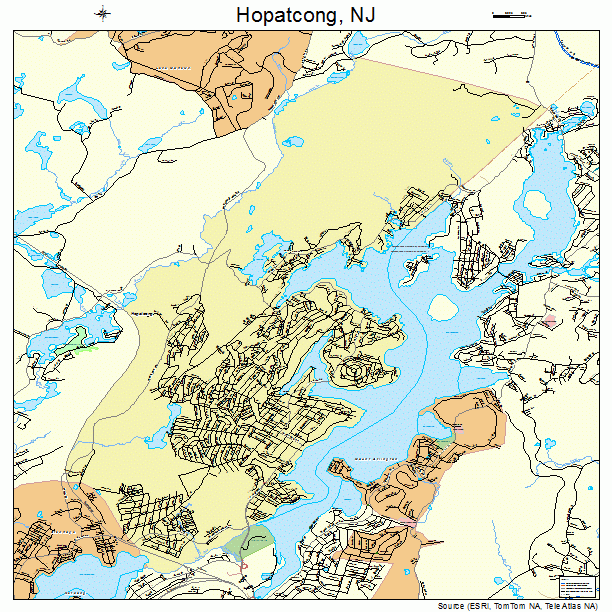 Hopatcong, NJ street map