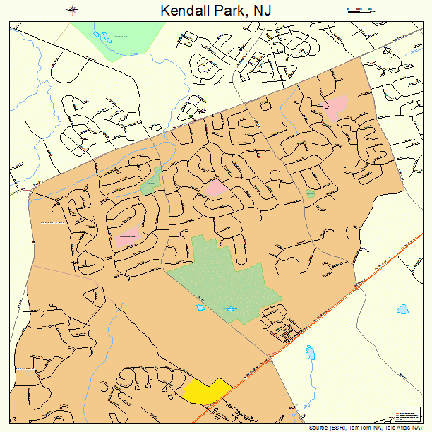 Kendall Park, NJ street map