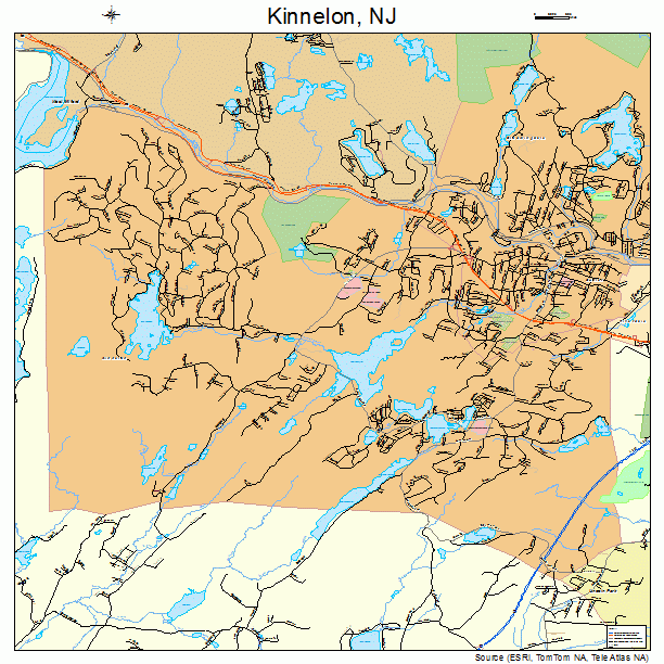 Kinnelon, NJ street map