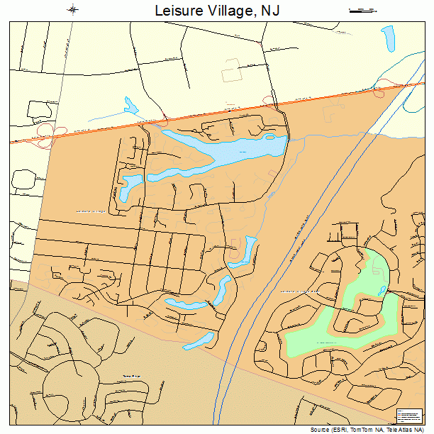 Leisure Village, NJ street map
