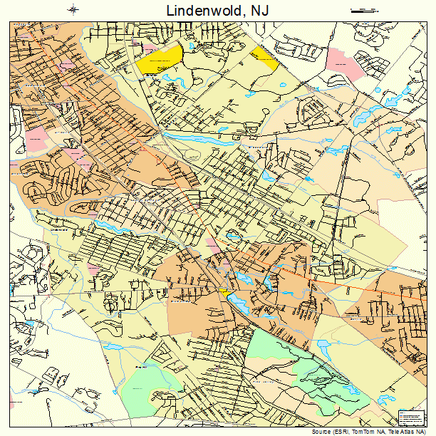 Lindenwold, NJ street map