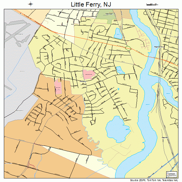 Little Ferry, NJ street map