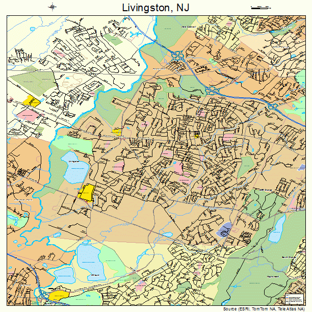 Livingston, NJ street map