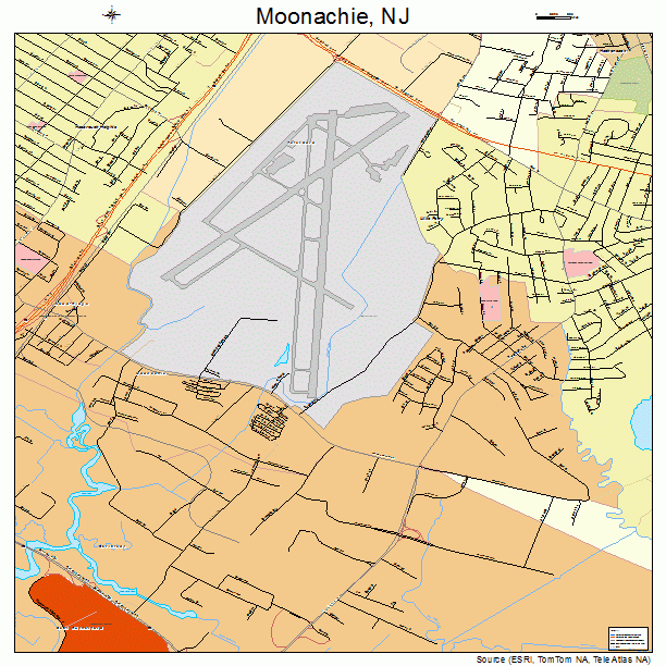 Moonachie, NJ street map