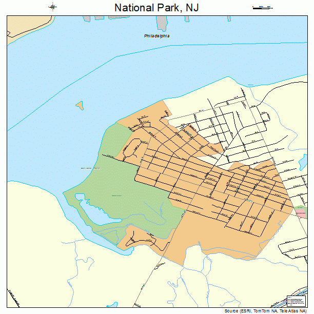 National Park, NJ street map