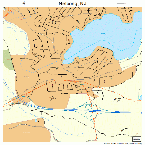 Netcong, NJ street map