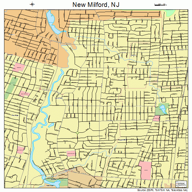 New Milford, NJ street map