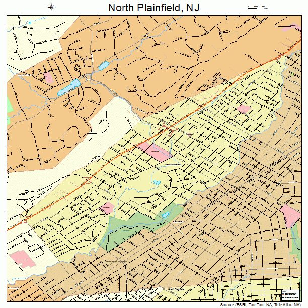 North Plainfield, NJ street map