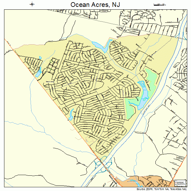 Ocean Acres, NJ street map