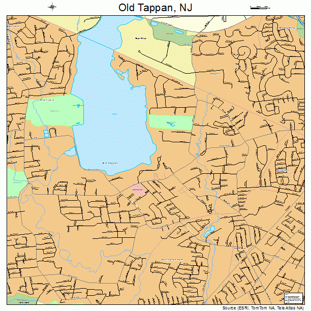 Old Tappan, NJ street map
