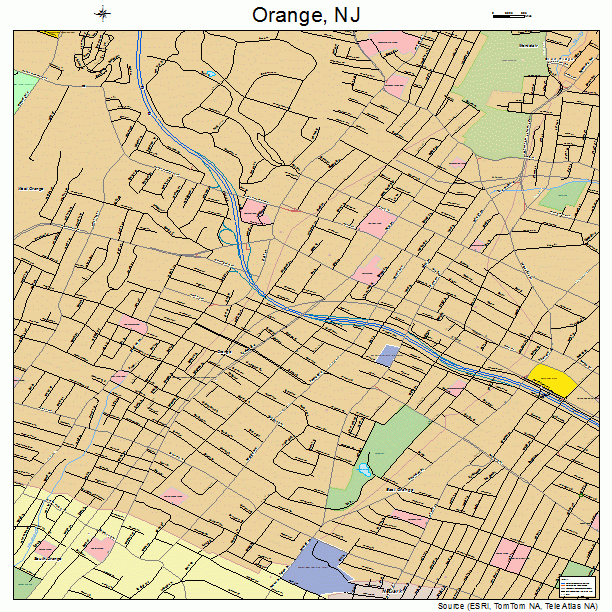 Orange, NJ street map