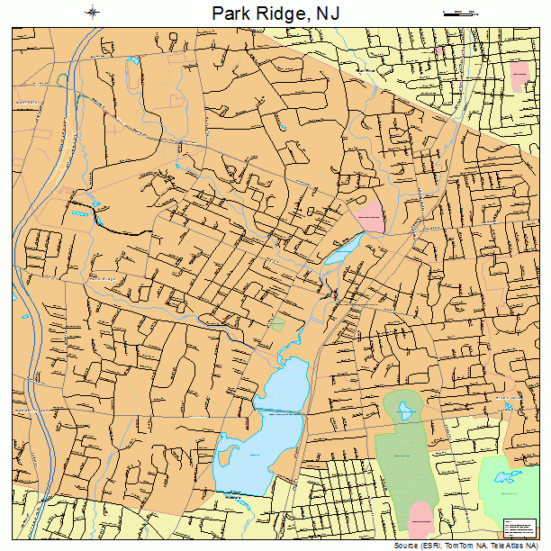 Park Ridge, NJ street map