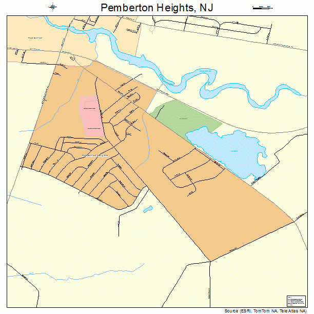 Pemberton Heights, NJ street map