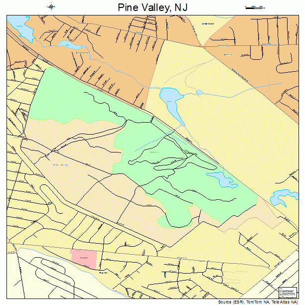 Pine Valley, NJ street map