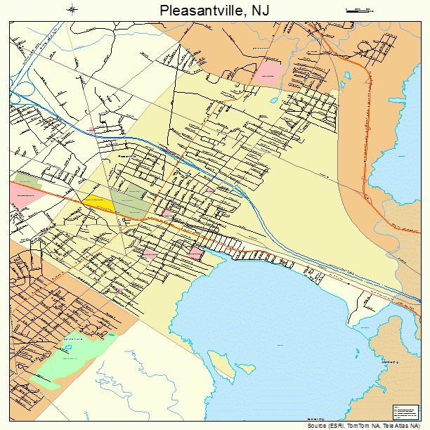 Pleasantville, NJ street map