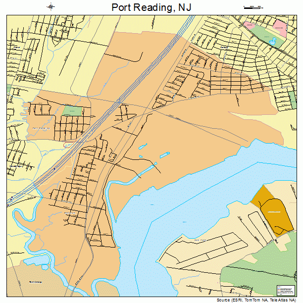 Port Reading, NJ street map