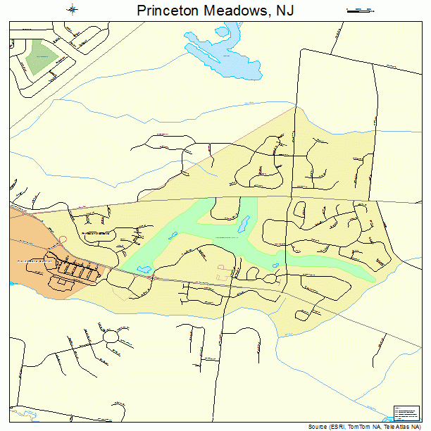 Princeton Meadows, NJ street map