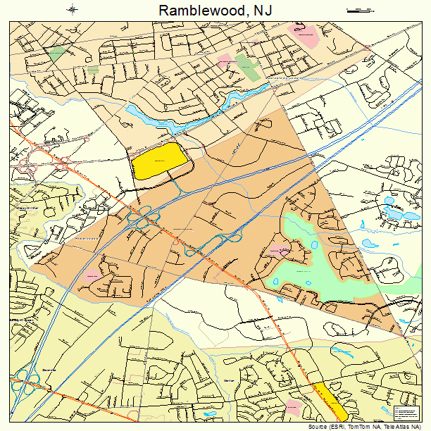 Ramblewood, NJ street map