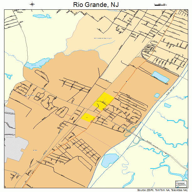 Rio Grande, NJ street map