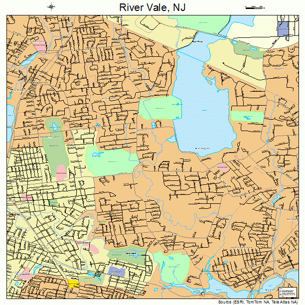 River Vale, NJ street map