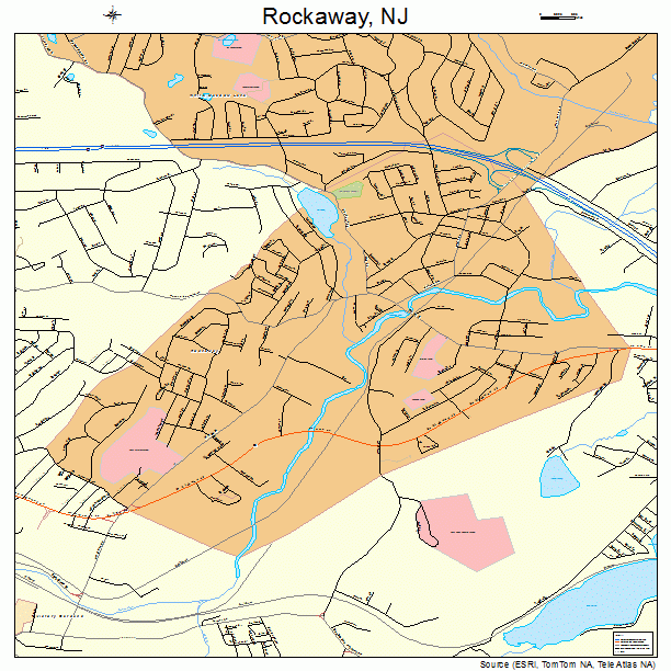 Rockaway, NJ street map