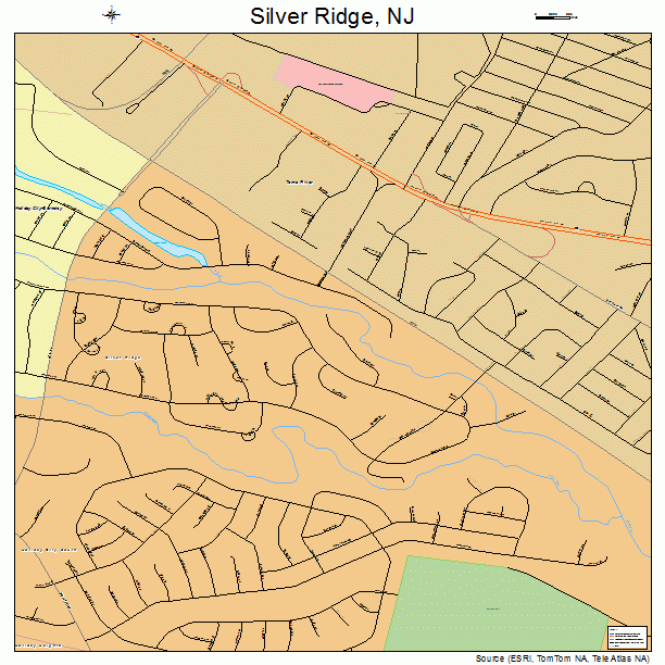 Silver Ridge, NJ street map