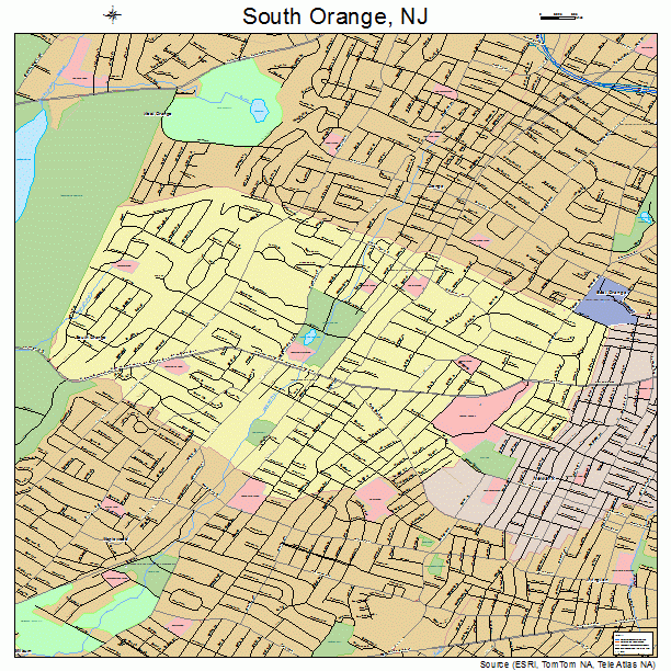 South Orange, NJ street map