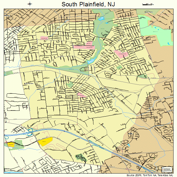 South Plainfield, NJ street map