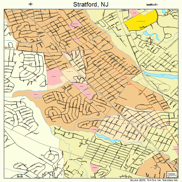 Stratford, NJ street map