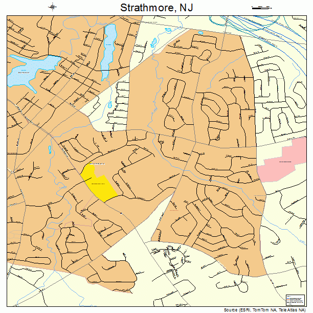 Strathmore, NJ street map