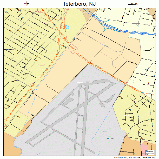 Teterboro, NJ street map