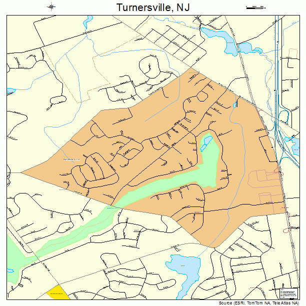 Turnersville, NJ street map