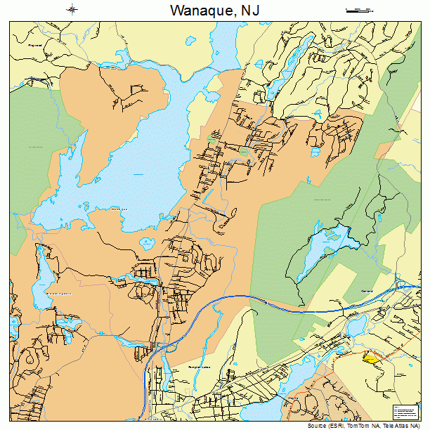 Wanaque, NJ street map