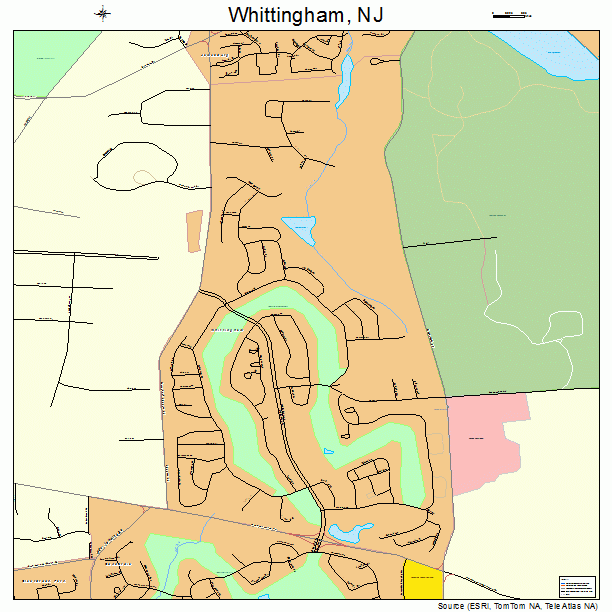 Whittingham, NJ street map