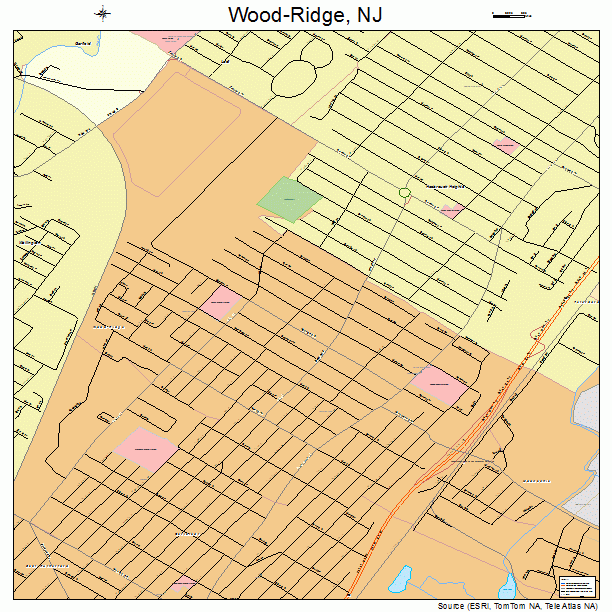 Wood-Ridge, NJ street map
