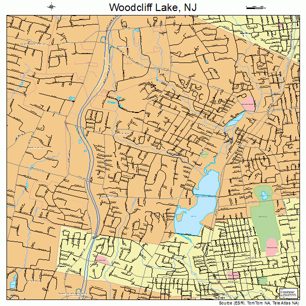 Woodcliff Lake, NJ street map