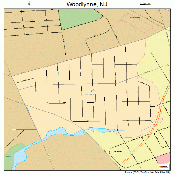 Woodlynne, NJ street map