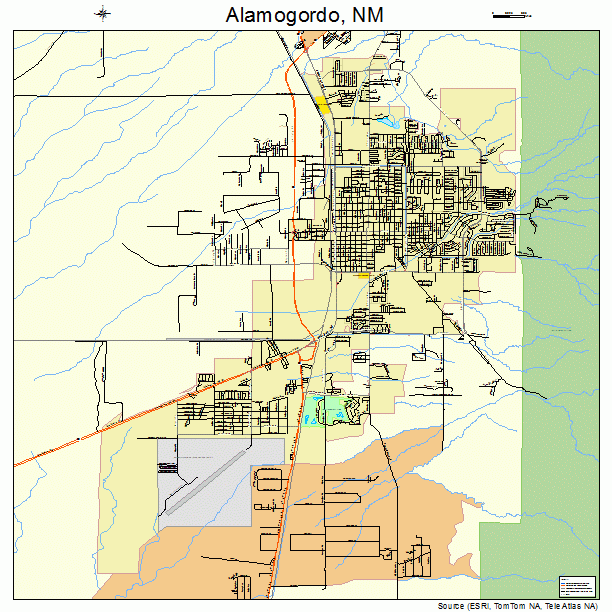 Alamogordo, NM street map