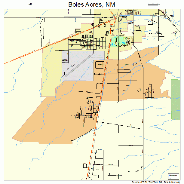Boles Acres, NM street map