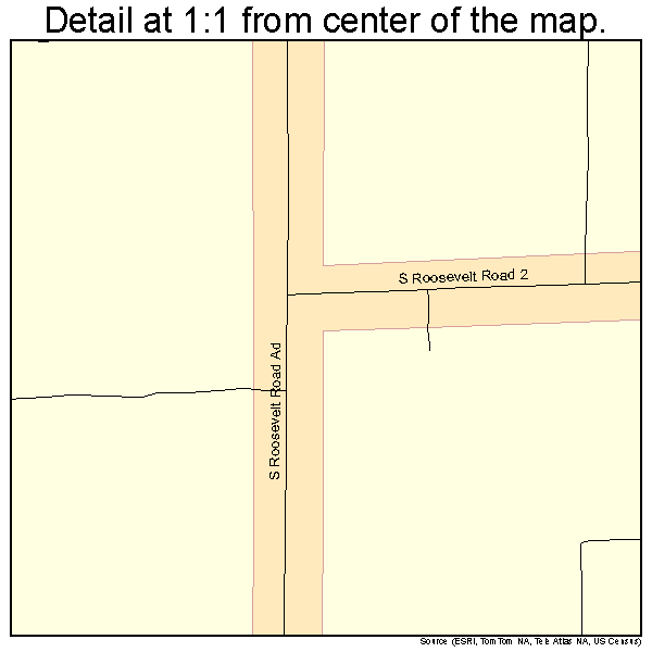 Floyd, New Mexico road map detail