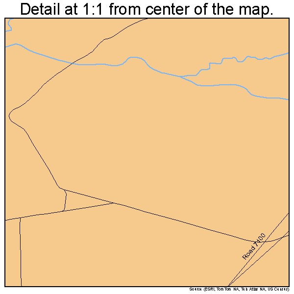 Huerfano, New Mexico road map detail