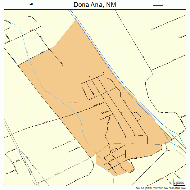 Dona Ana, NM street map