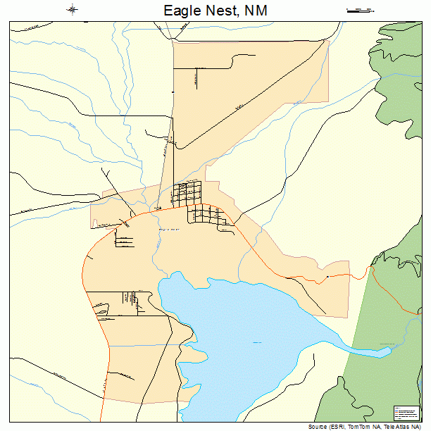 Eagle Nest, NM street map