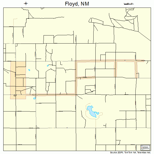 Floyd, NM street map