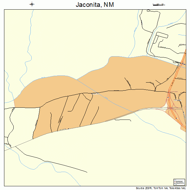 Jaconita, NM street map